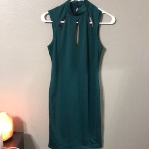 Teal dress